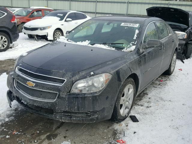 1G1ZB5E02CF203960 - 2012 CHEVROLET MALIBU LS BLACK photo 2