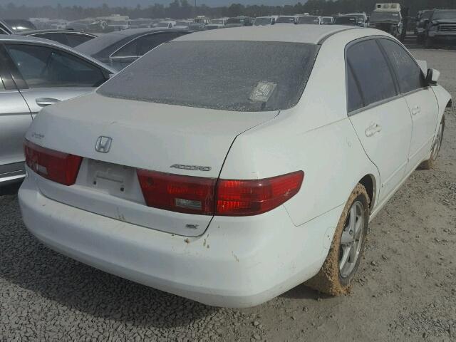 1HGCM56775A017674 - 2005 HONDA ACCORD EX WHITE photo 4