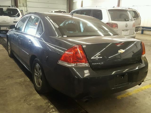 2G1WF5E39C1278664 - 2012 CHEVROLET IMPALA LS GRAY photo 3