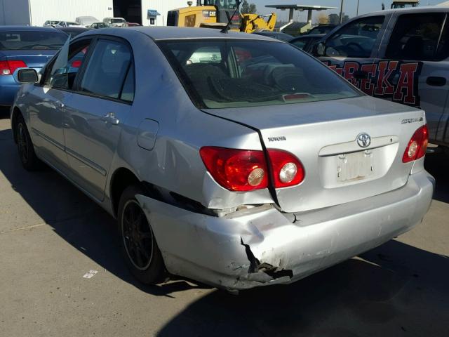 JTDBR32E652056920 - 2005 TOYOTA COROLLA CE SILVER photo 3