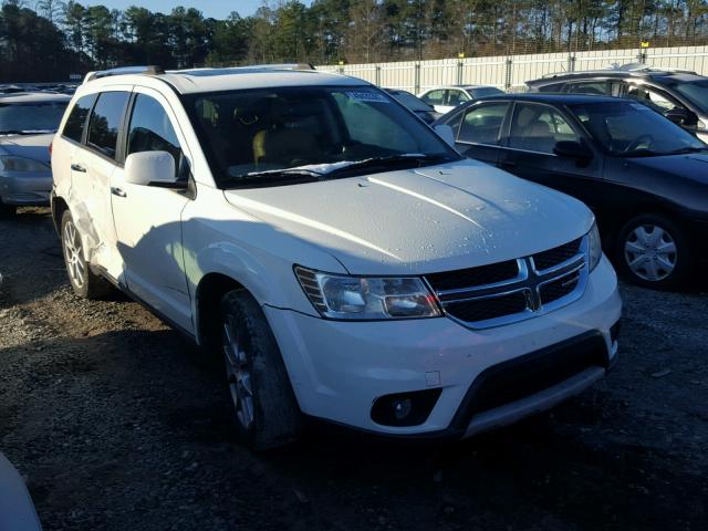 3C4PDCDG2CT147567 - 2012 DODGE JOURNEY CR WHITE photo 1