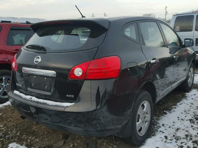 JN8AS5MV9BW672113 - 2011 NISSAN ROGUE S BLACK photo 4