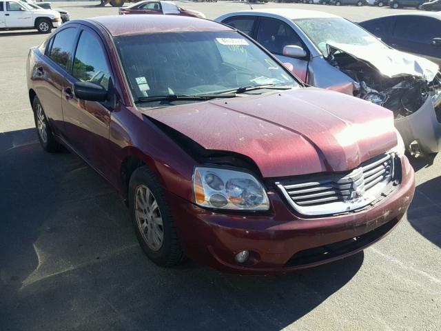 4A3AB56F47E041572 - 2007 MITSUBISHI GALANT ES MAROON photo 1