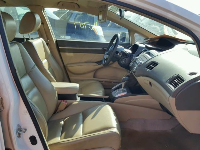 2HGFA16918H507551 - 2008 HONDA CIVIC EXL 白色 照片 5