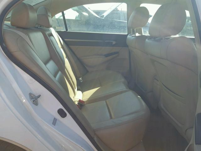 2HGFA16918H507551 - 2008 HONDA CIVIC EXL 白色 照片 6