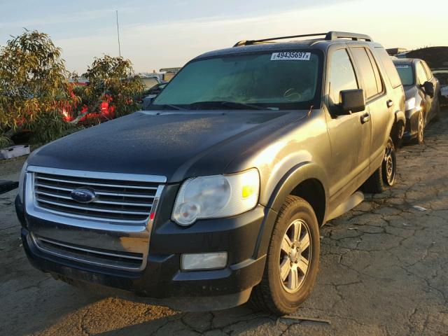 1FMEU6DE6AUA37563 - 2010 FORD EXPLORER X BLUE photo 2