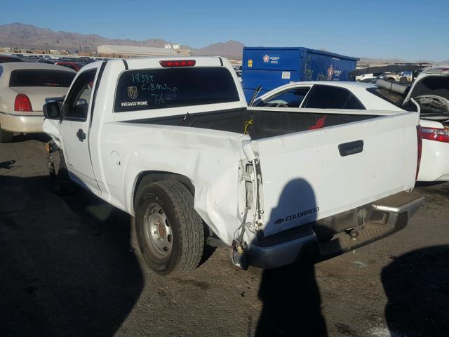 1GCCS146058262976 - 2005 CHEVROLET COLORADO WHITE photo 3