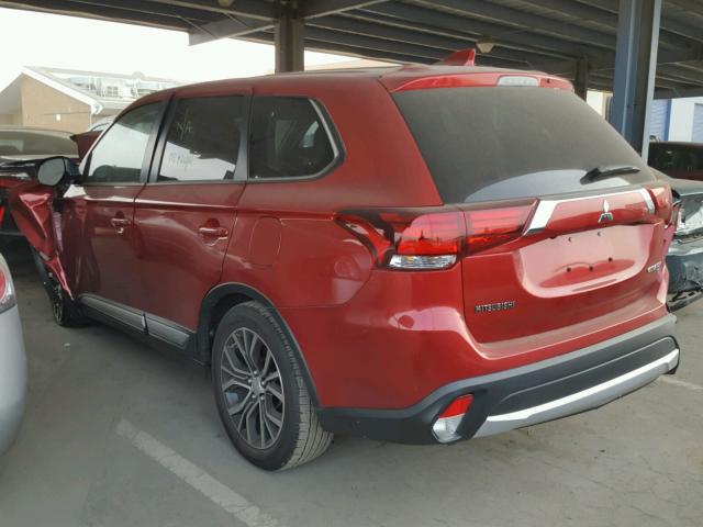 JA4AD3A37HZ042136 - 2017 MITSUBISHI OUTLANDER RED photo 3