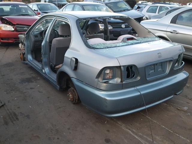 2HGEJ6678XH543324 - 1999 HONDA CIVIC LX BLUE photo 3