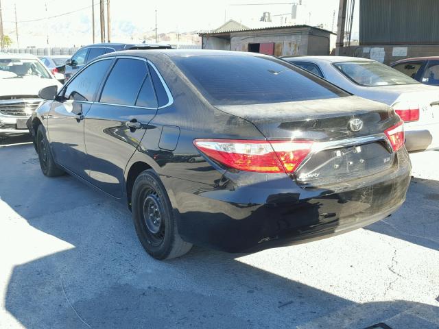 4T4BF1FKXGR574003 - 2016 TOYOTA CAMRY LE BLACK photo 3