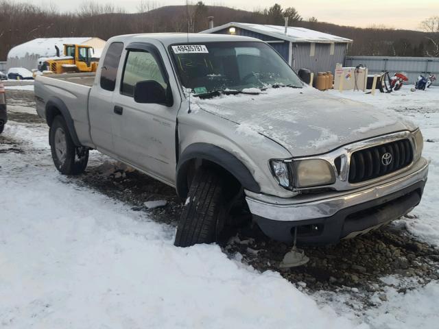 5TEWN72N24Z386066 - 2004 TOYOTA TACOMA XTR GRAY photo 1