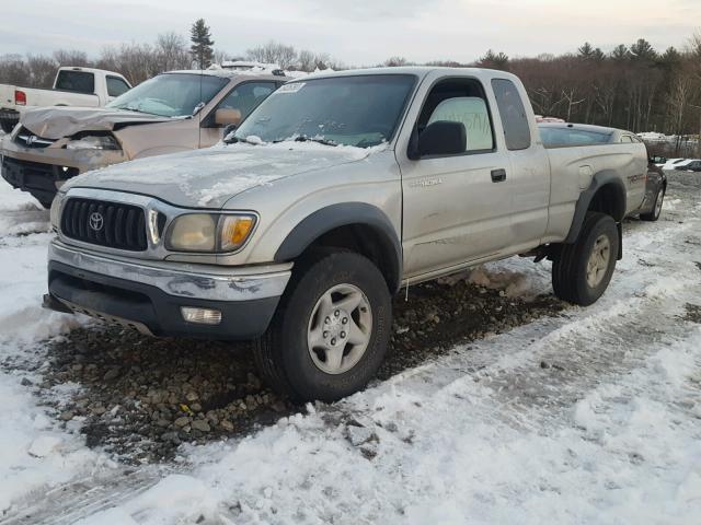 5TEWN72N24Z386066 - 2004 TOYOTA TACOMA XTR GRAY photo 2