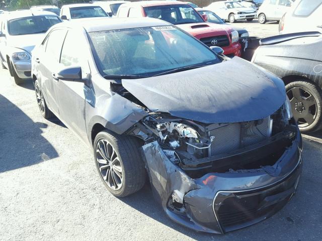 5YFBURHE1FP228363 - 2015 TOYOTA COROLLA L GRAY photo 1