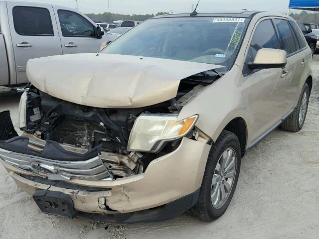 2FMDK49CX7BB52744 - 2007 FORD EDGE SEL P GOLD photo 2