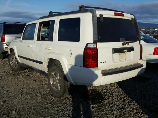 1J8HG48K37C611539 - 2007 JEEP COMMANDER WHITE photo 3