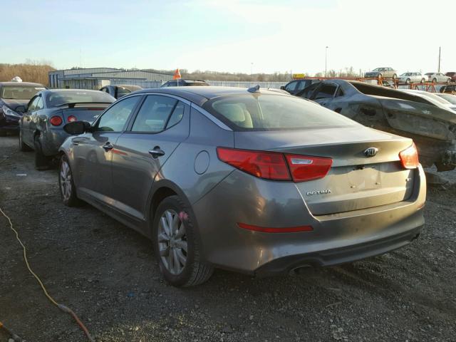 5XXGM4A71EG343637 - 2014 KIA OPTIMA LX GRAY photo 3