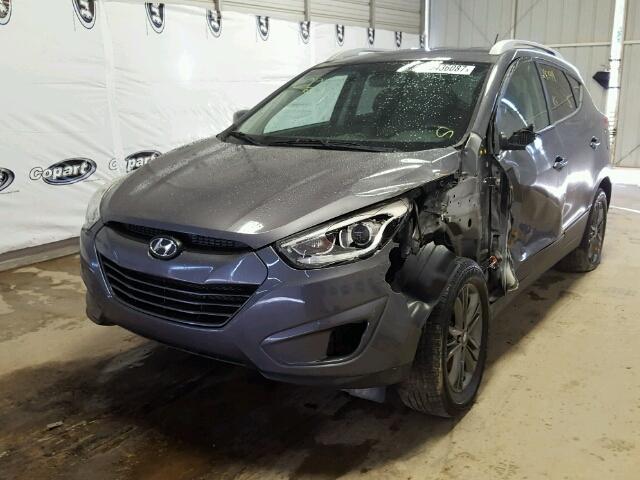 KM8JU3AG3EU917208 - 2014 HYUNDAI TUCSON GLS GRAY photo 2