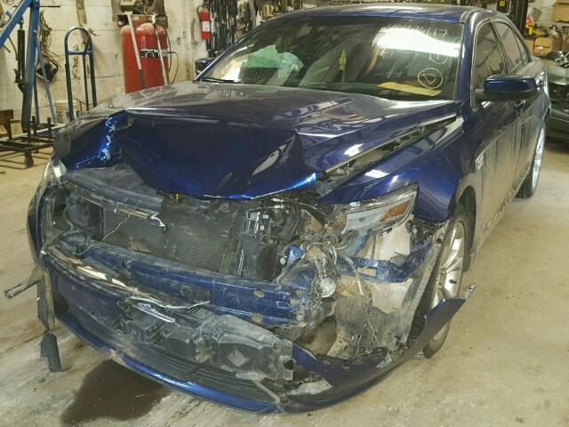 1FAHP2H83DG134931 - 2013 FORD TAURUS SEL BLUE photo 2