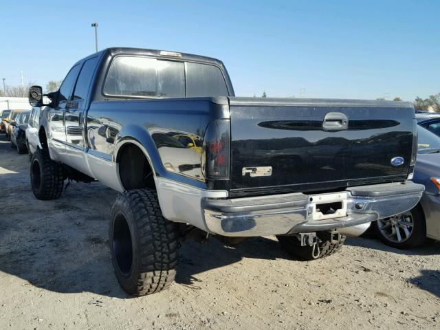 1FTSW31F32EC37048 - 2002 FORD F350 SRW S BLACK photo 3