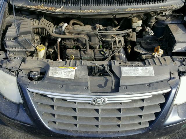 2A4GP44R27R278158 - 2007 CHRYSLER TOWN & COU BLUE photo 7