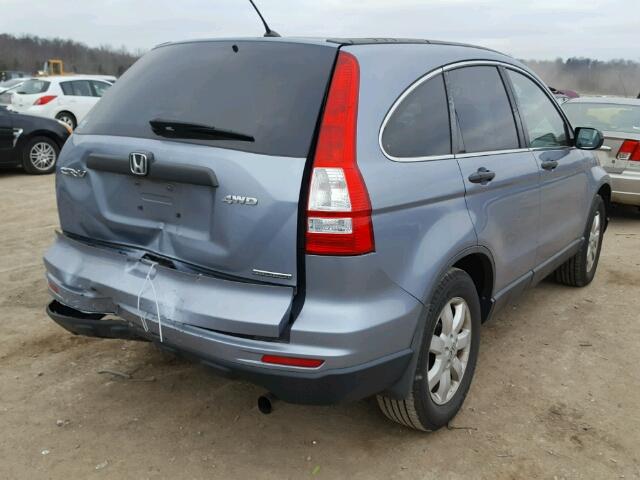 5J6RE4H42BL102631 - 2011 HONDA CR-V SE BLUE photo 4