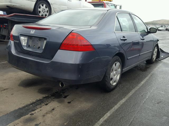 1HGCM56437A217122 - 2007 HONDA ACCORD LX GRAY photo 4