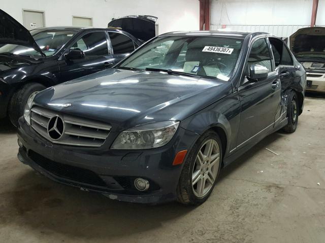 WDDGF56X18R039871 - 2008 MERCEDES-BENZ C 350 CHARCOAL photo 2