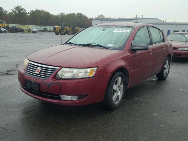 1G8AL58FX6Z128746 - 2006 SATURN ION LEVEL MAROON photo 2