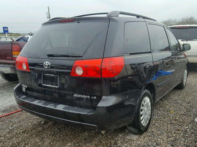 5TDKK4CC6AS320017 - 2010 TOYOTA SIENNA CE BLACK photo 4