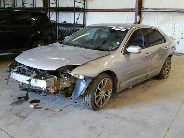 3FAHP07Z58R233053 - 2008 FORD FUSION SE SILVER photo 2