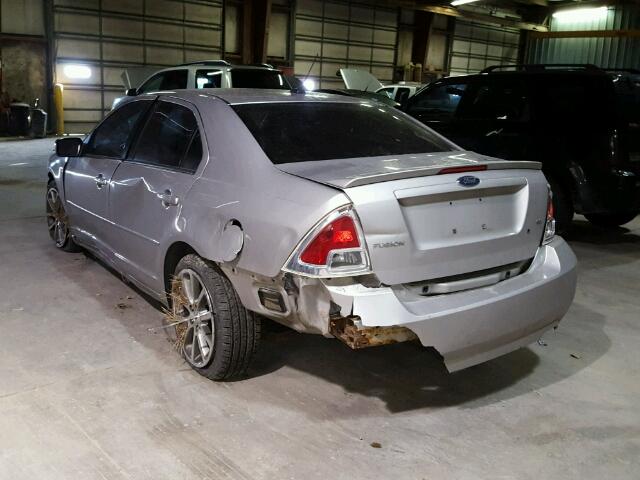 3FAHP07Z58R233053 - 2008 FORD FUSION SE SILVER photo 3