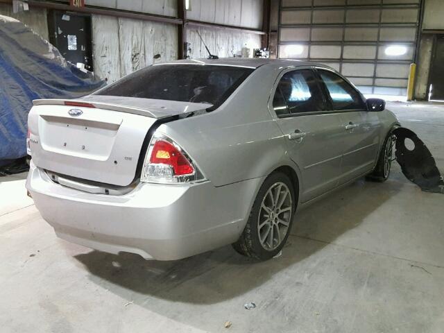 3FAHP07Z58R233053 - 2008 FORD FUSION SE SILVER photo 4