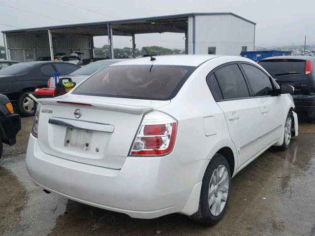 3N1AB6AP4CL775666 - 2012 NISSAN SENTRA 2.0 SILVER photo 4