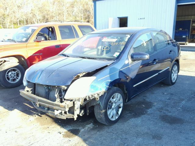 3N1AB6AP5CL734785 - 2012 NISSAN SENTRA 2.0 BLUE photo 2