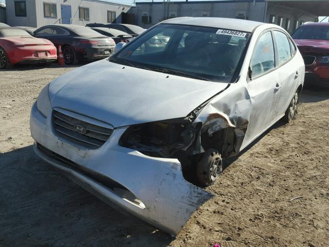 KMHDU46D38U329105 - 2008 HYUNDAI ELANTRA GL SILVER photo 2