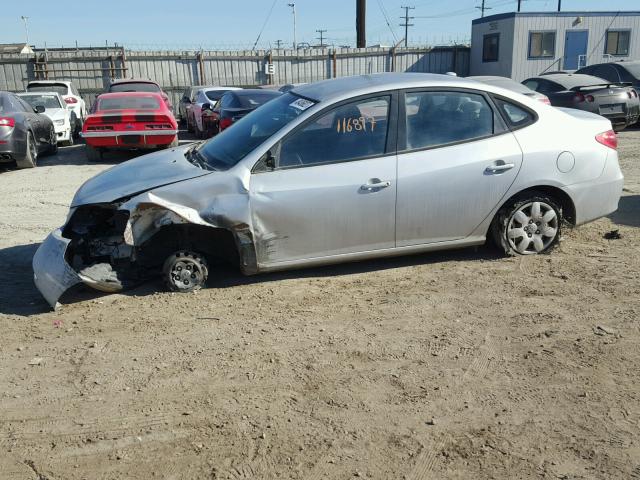 KMHDU46D38U329105 - 2008 HYUNDAI ELANTRA GL SILVER photo 9