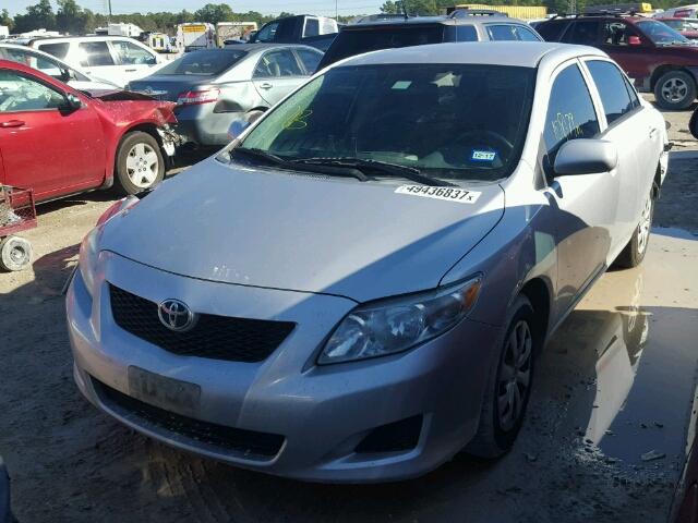 2T1BU4EE9AC535201 - 2010 TOYOTA COROLLA BA GRAY photo 2