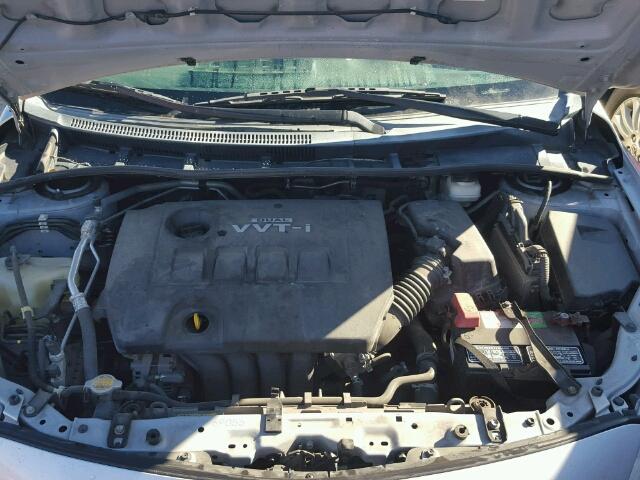 2T1BU4EE9AC535201 - 2010 TOYOTA COROLLA BA GRAY photo 7