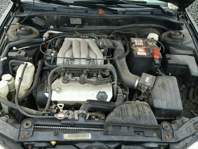 4A3AA46H51E158857 - 2001 MITSUBISHI GALANT ES BLACK photo 7