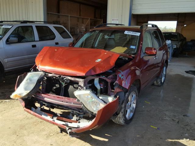 JF2SH64689H794734 - 2009 SUBARU FORESTER 2 BURGUNDY photo 2
