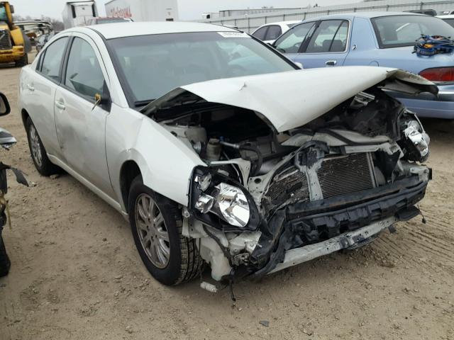 4A3AB36F29E009727 - 2009 MITSUBISHI GALANT ES WHITE photo 1