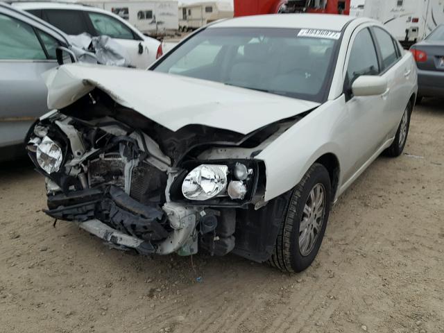 4A3AB36F29E009727 - 2009 MITSUBISHI GALANT ES WHITE photo 2