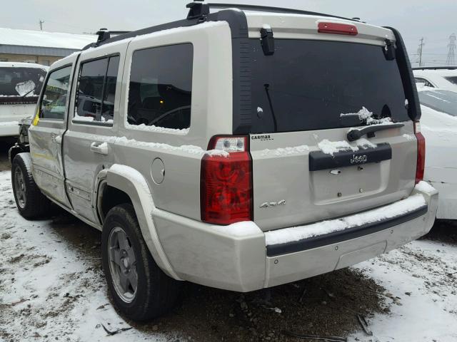 1J8HG48K47C635770 - 2007 JEEP COMMANDER SILVER photo 3