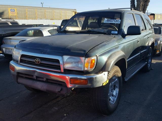 JT3GN87R1W0064340 - 1998 TOYOTA 4RUNNER LI GREEN photo 2