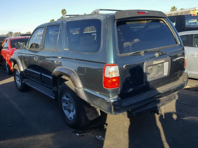 JT3GN87R1W0064340 - 1998 TOYOTA 4RUNNER LI GREEN photo 3