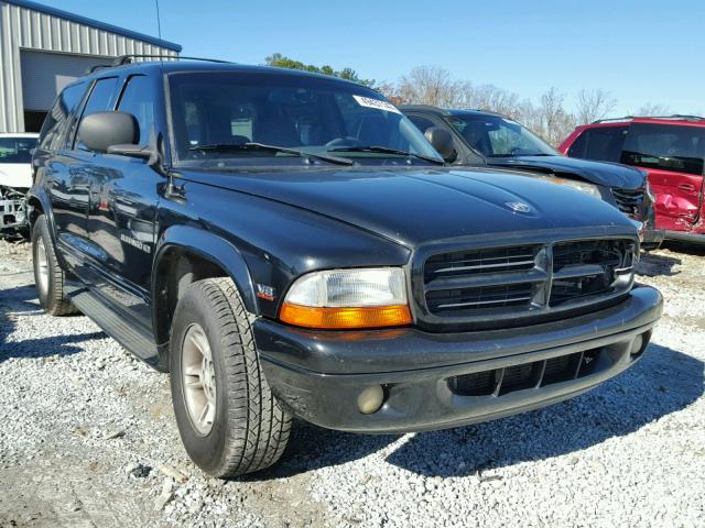 1B4HR28Z8YF296978 - 2000 DODGE DURANGO BLACK photo 1