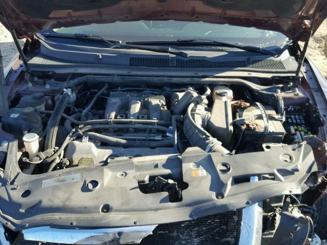 1FAHP2EW5AG149929 - 2010 FORD TAURUS SEL BROWN photo 7