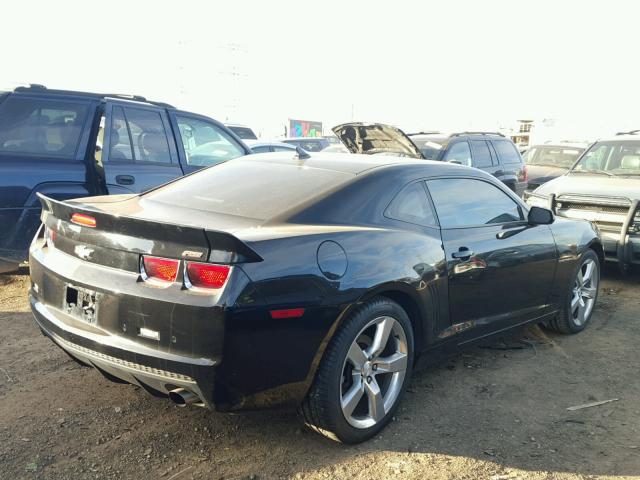 2G1FC1E35C9110197 - 2012 CHEVROLET CAMARO LT BLACK photo 4