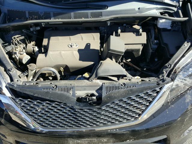 5TDXK3DC0DS390695 - 2013 TOYOTA SIENNA SPO BLACK photo 7