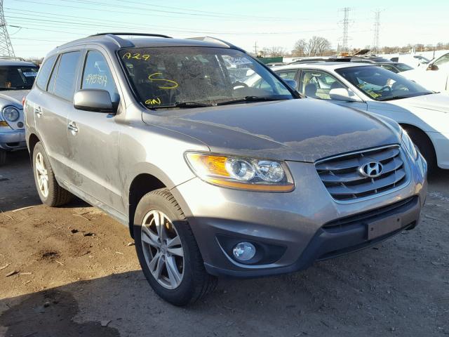 5XYZK3AB4BG034135 - 2011 HYUNDAI SANTA FE L GRAY photo 1